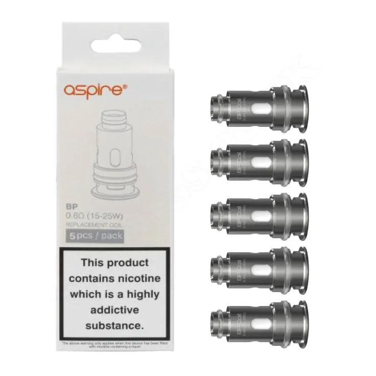 Aspire BP Mesh Coils 5pk - 0.6 Ohms