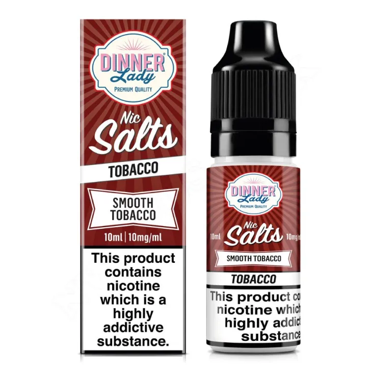 Smooth Tobacco 10ml e-liquid by Dinner Lady