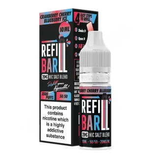 Cranberry Cherry Blueberry Ice Refill Bar 10ml Nic Salt