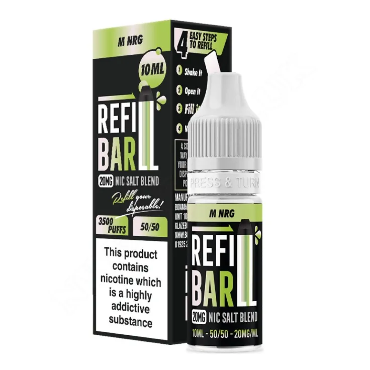 M NRG Refill Bar Nic Salt