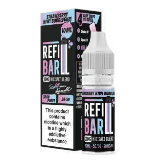 Strawberry Kiwi Bubblegum Refill Bar Nic Salt