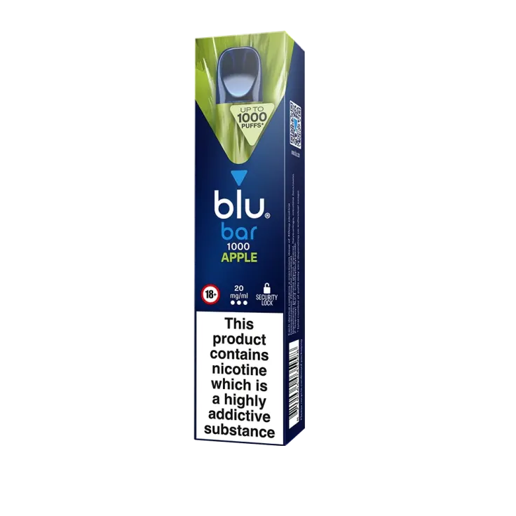 Blue Bar 1000 Puff Vape - Apple