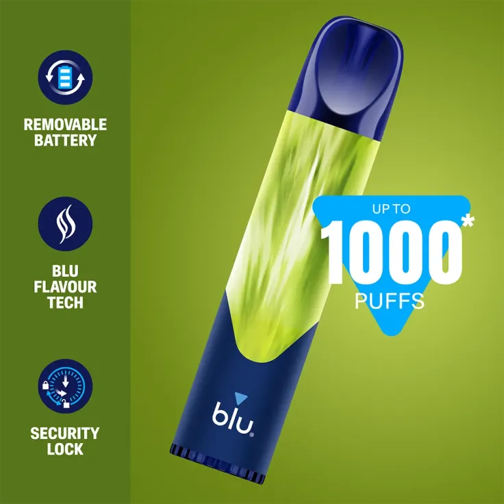 Blue Bar 1000 Puff Vape - Apple