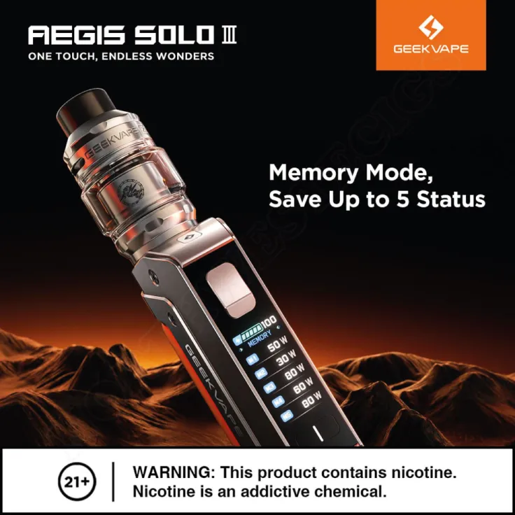 Geekvape Aegis Solo 3 Kit | £49.99