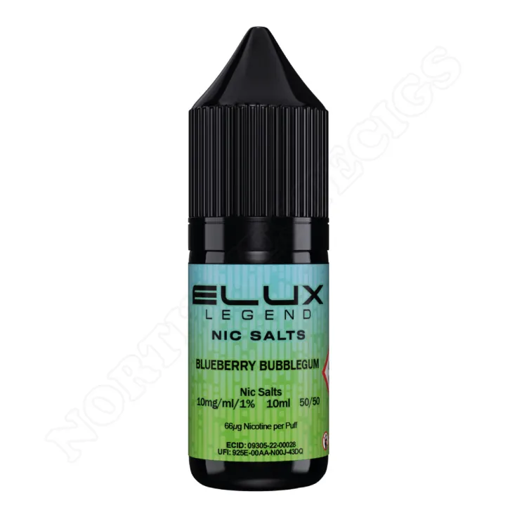 Blueberry Bubblegum Nic Salt by Elux Legend