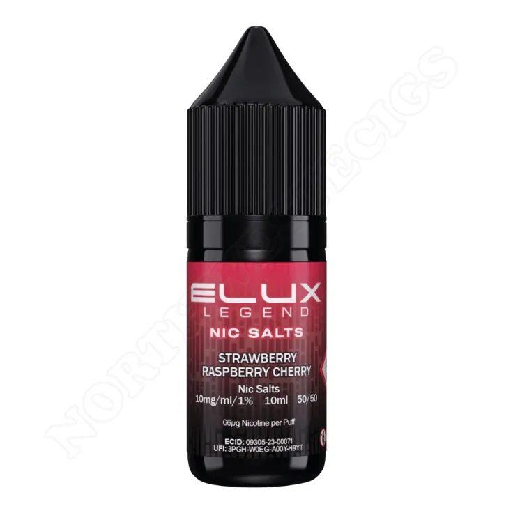 Strawberry Raspberry Cherry Nic Salt by Elux Legend