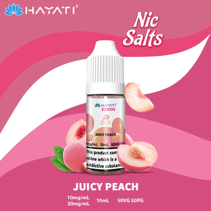 Juicy Peach Hayati Pro Max 10ml Nic Salt