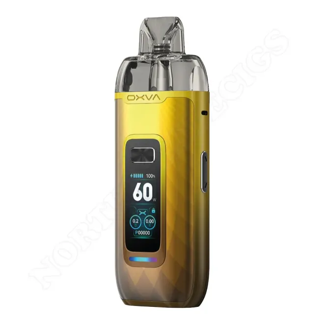 OXVA VPrime Pod Kit Glorious Gold Side