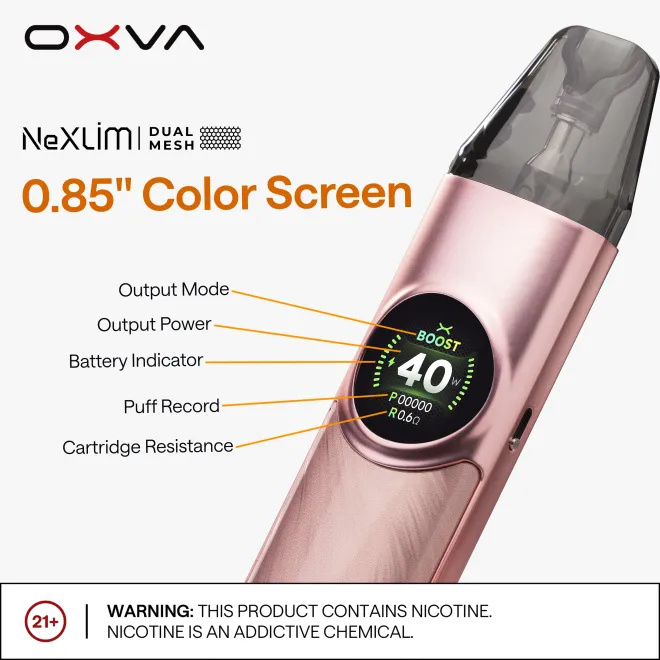 OXVA NeXlim Pod Kit - Colour Screen