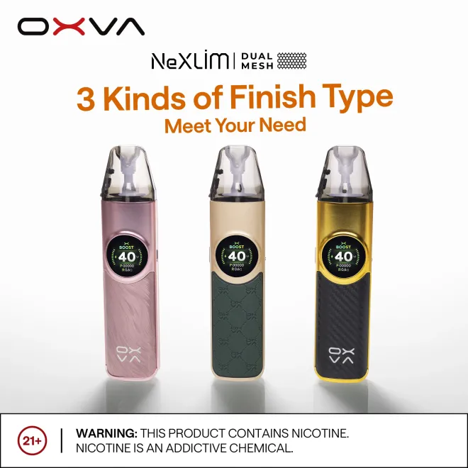 OXVA NeXlim Pod Kit - 3 Kinds of finish