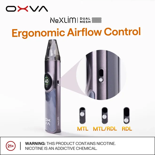 OXVA NeXlim Pod Kit - Ergonimin Airflow Control